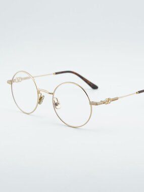 Valentino VLX-173D Eyeglasses Gold 48mm Round Frame